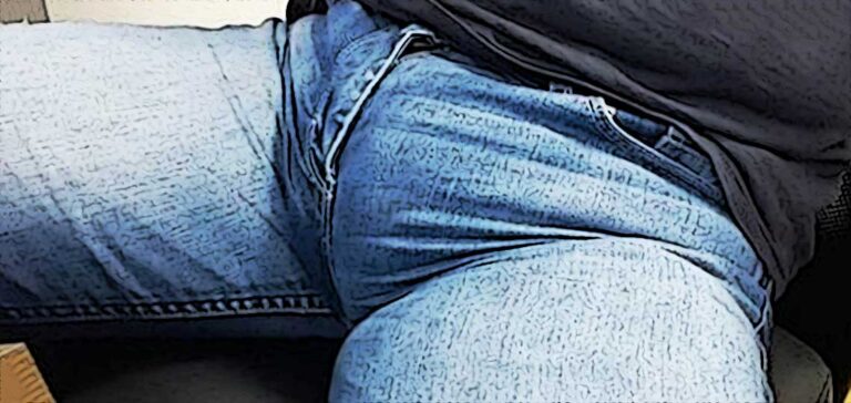 gros sexe sous un jean d homme